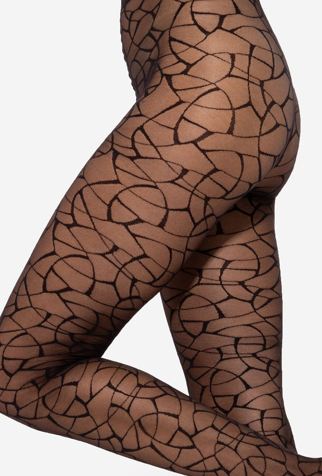 Gatta Mosaica 01 - 20den angesagte Fashion Strumpfhose mit modischem Fantasiemuster