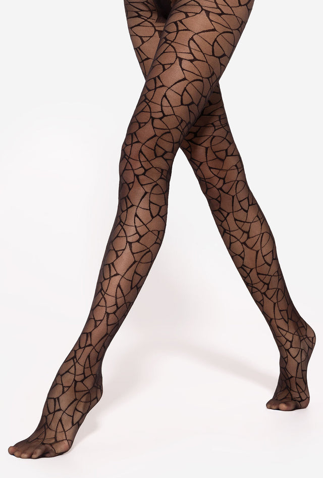 Gatta Mosaica 01 - 20den angesagte Fashion Strumpfhose mit modischem Fantasiemuster