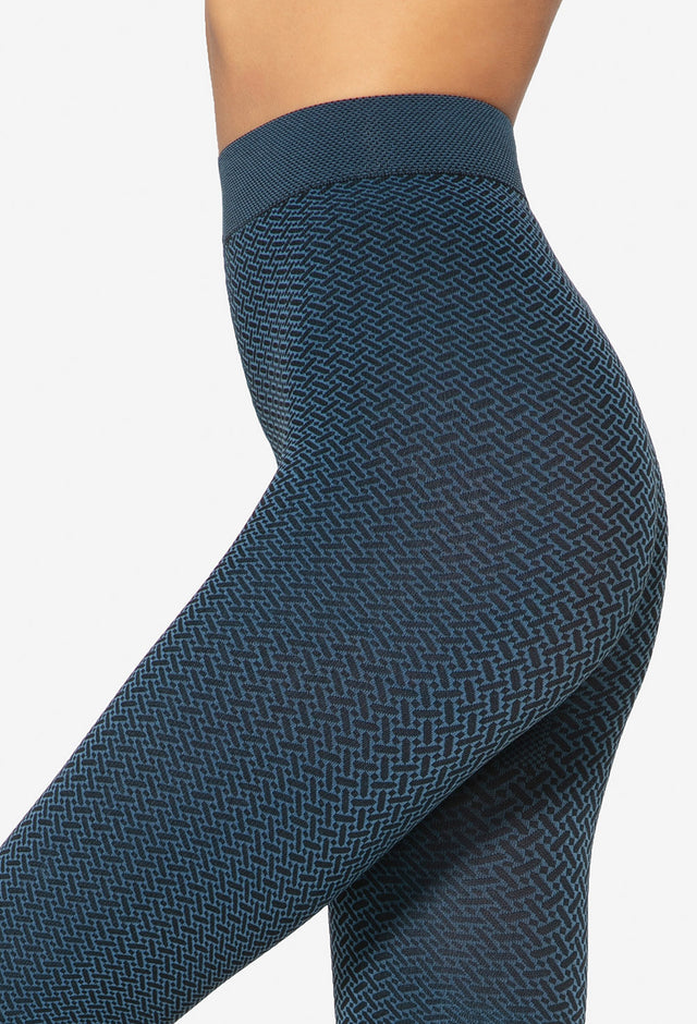 Gatta Sassi 09 - 50den Damenstrumpfhose mit elegantem Geometriemuster