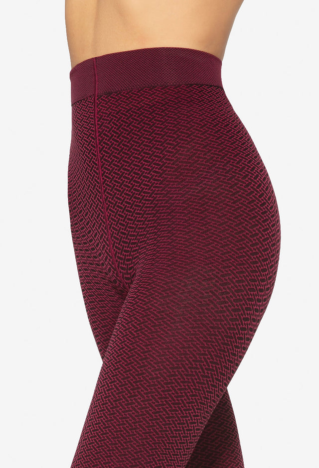 Gatta Sassi 09 - 50den Damenstrumpfhose mit elegantem Geometriemuster