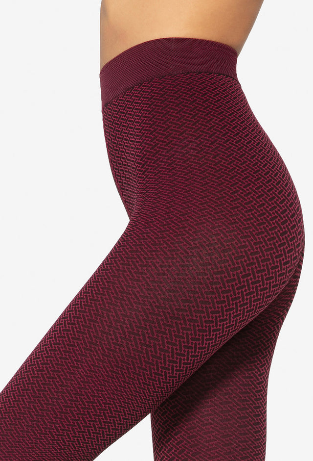 Gatta Sassi 09 - 50den Damenstrumpfhose mit elegantem Geometriemuster