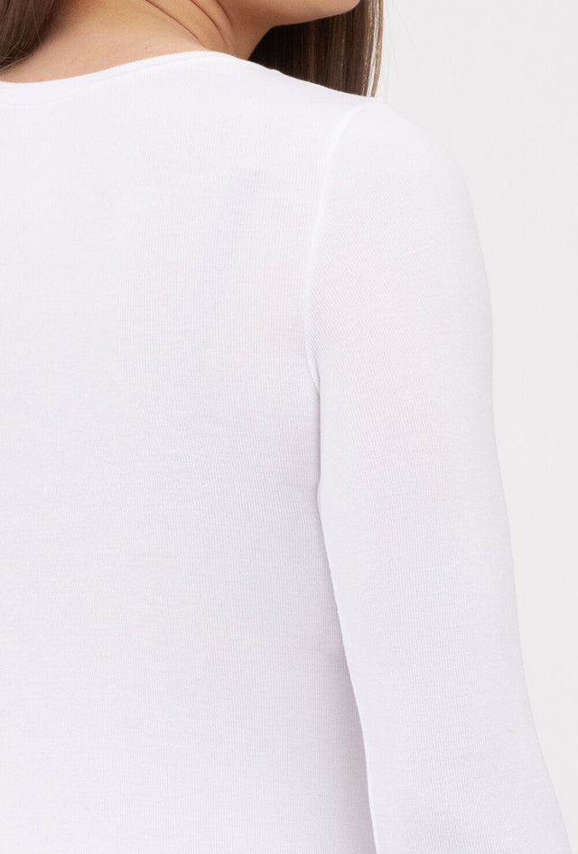 Gatta Body Mirage Langarmbody mit V-Ausschnitt - Bodys