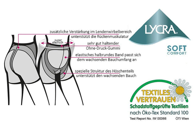 Gatta Body Protect Leggings | 100den | Schwangerschafts-Leggings elastisch - GATTA FASHION