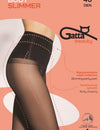 Gatta Body Slimmer 40den - functional tights for stomach and waist - Fawn / S