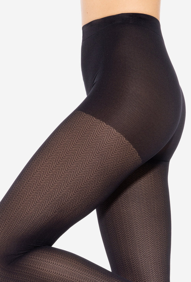 Gatta Chevron 01 - 40den elegante Damenstrumpfhose