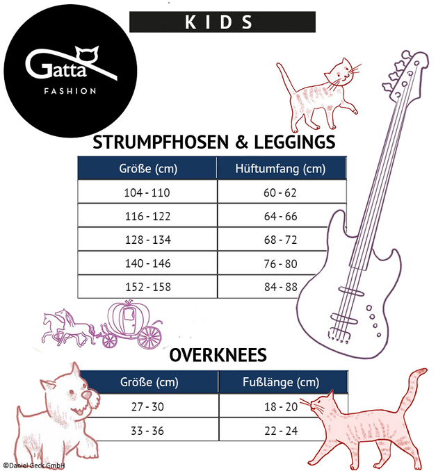 Gatta Christmastime 05 | Kinderstrumpfhose mit Weihnachtsmotiv - GATTA FASHION