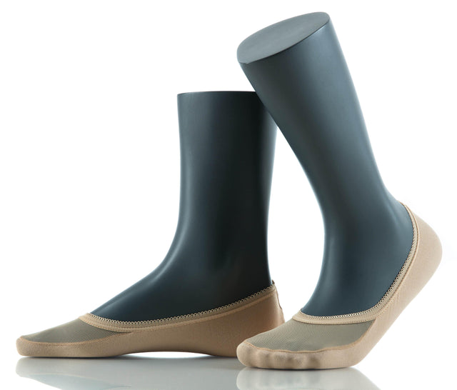 Gatta Footer 05 | Damen Füßlinge mit Netz Ballerinasöckchen - GATTA FASHION