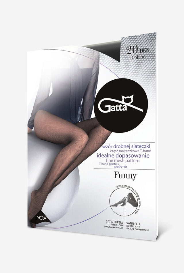 Gatta Funny 01 - 20den feine Netzstrumpfhose - Tights