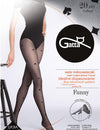 Gatta Funny 09 | 20DEN | Collants finos com motivos de poker - Preto / S