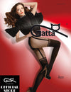 Gatta Jazz 01 | rajstopy we wzory - Czarny / S
