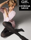 Gatta Loretta 103 | 50DEN | panty met patroon - Zwart / S