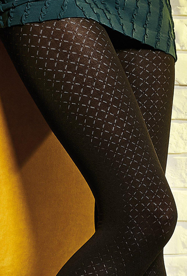 Gatta Loretta 120 | 50DEN | blickdichte Strumpfhose modisch kariert - GATTA FASHION