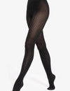 Gatta Loretta 161 – die blickdichte Strumpfhose mit Charakter - Nero / S