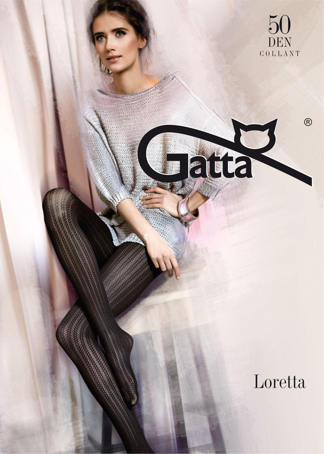 Gatta Loretta 96 | 50DEN | gemusterte Strumpfhose - GATTA FASHION