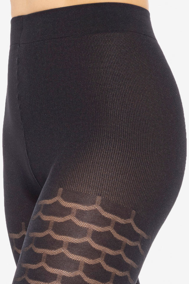 Gatta Lorien 29 - Damenstrumpfhose mit einem geometrischen
