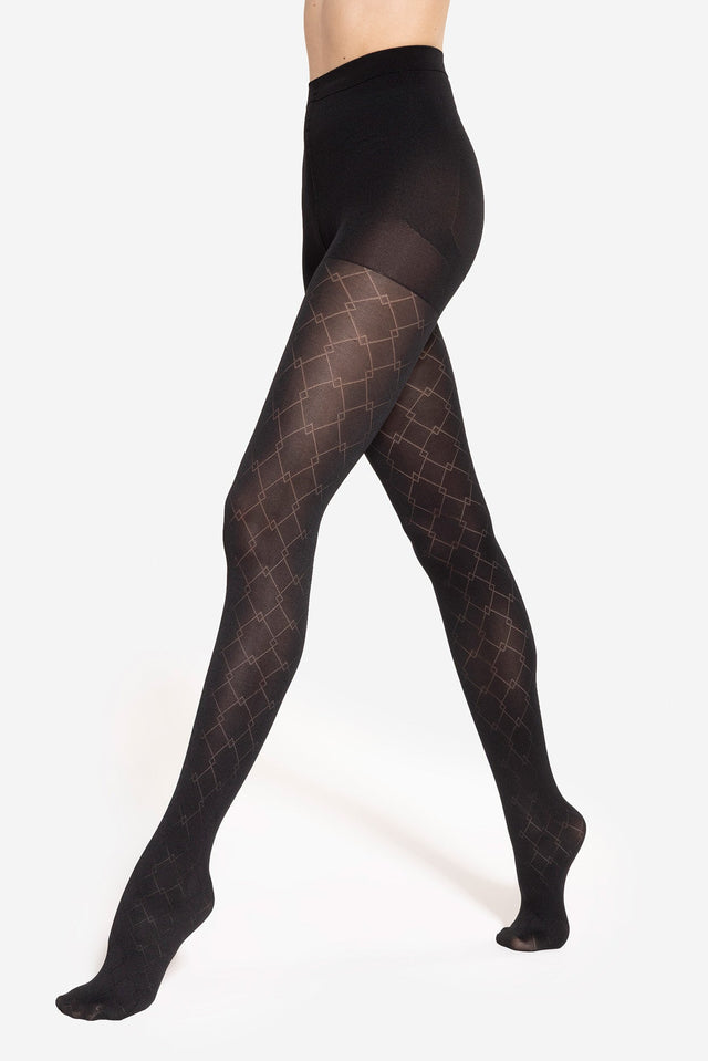 Gatta Modeline 07 - 40den Damenstrumpfhose mit Muster &