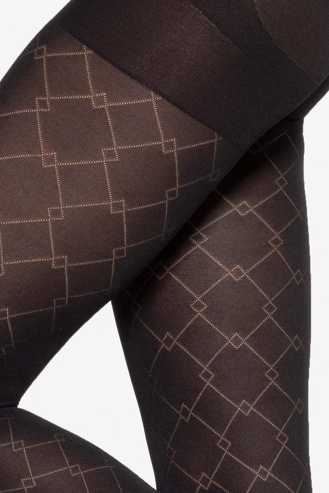 Gatta Modeline 07 - 40den Damenstrumpfhose mit Muster &