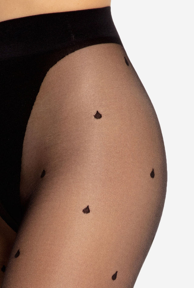 Gatta Q-Eko 01 - 20den gemusterte Strumpfhose