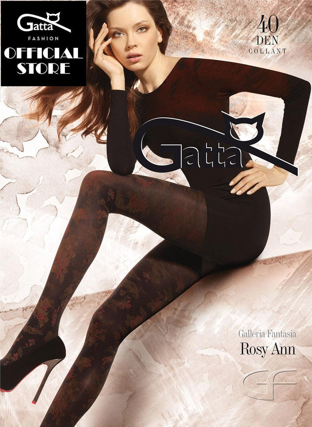 Gatta Rosy Ann 06 | 40DEN | gemusterte Strumpfhose - GATTA FASHION