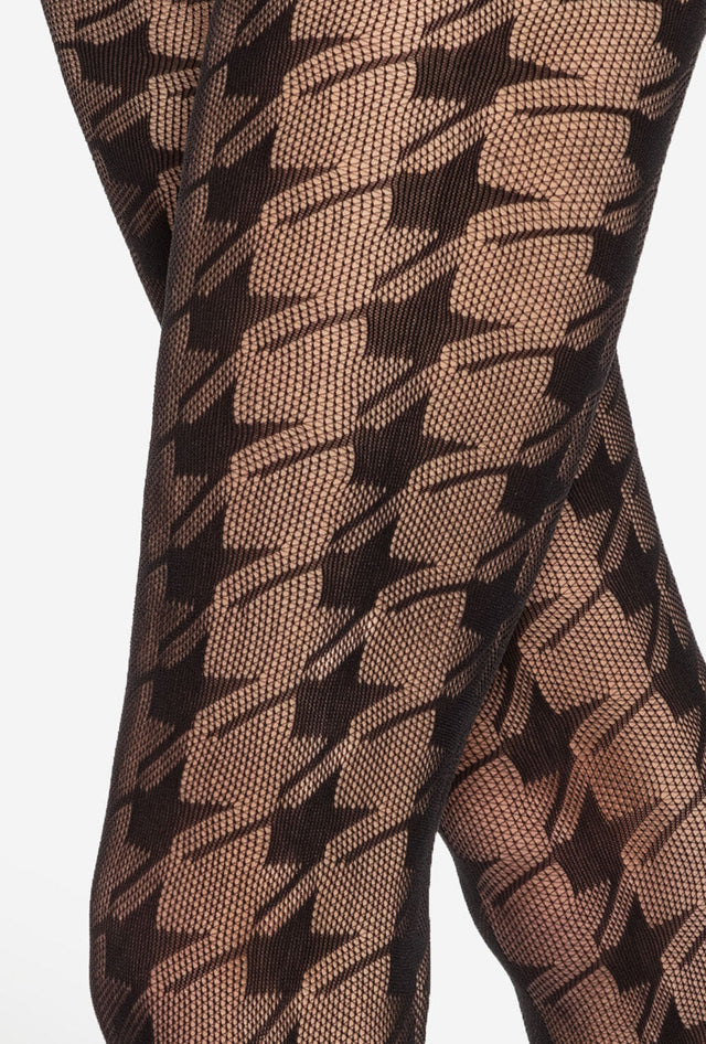 Gatta Runway 05 - Damen Netzstrumpfhose mit Hahntritt