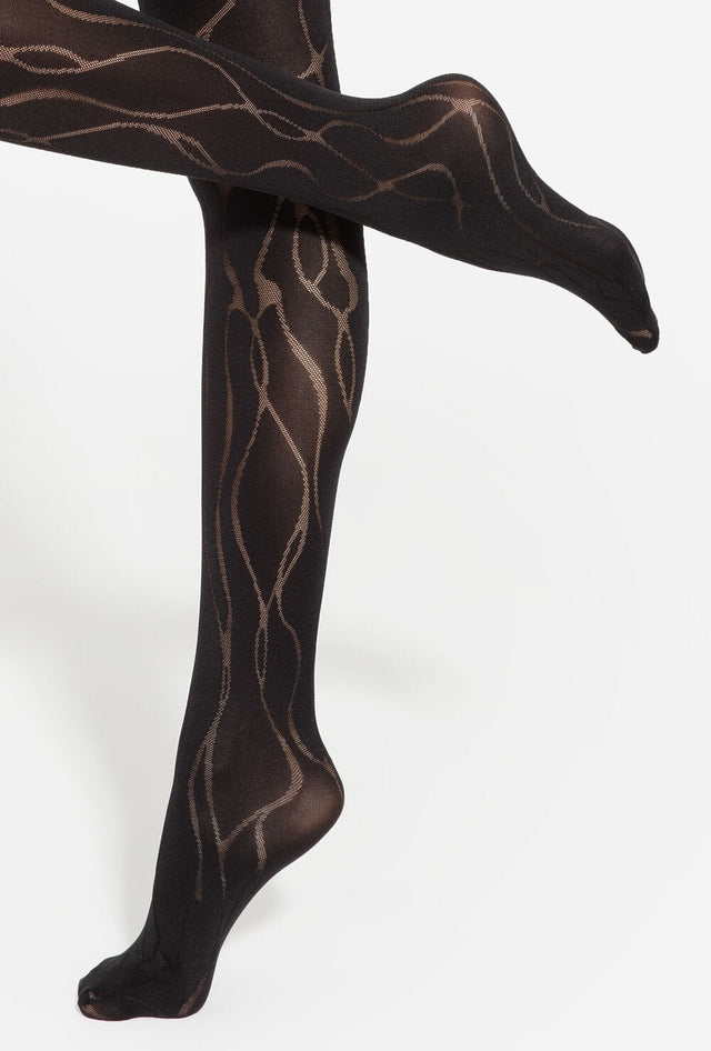Gatta Savage 01 50den Damenstrumpfhose mit Muster - Tights