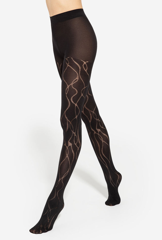 Gatta Savage 01 50den Damenstrumpfhose mit Muster - Tights