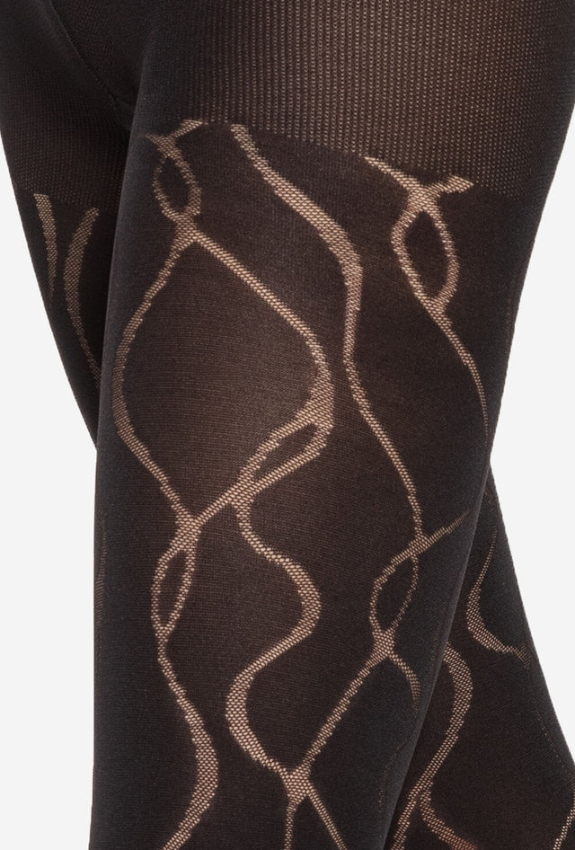 Gatta Savage 01 50den Damenstrumpfhose mit Muster - Tights