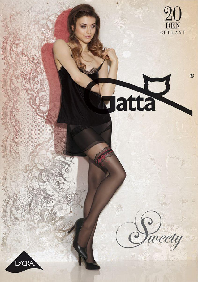 Gatta Sweety 12 | 20DEN | gemusterte Strumpfhose - GATTA FASHION