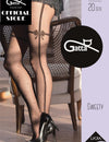 Gatta Sweety 14 | 20DEN | gemusterte Strumpfhose - Nero / S