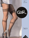 Gatta Sweety 15 - 20den - Collants com padrão - Preto / S