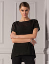 Gatta Zofii blouse | viscose - Zwart / S