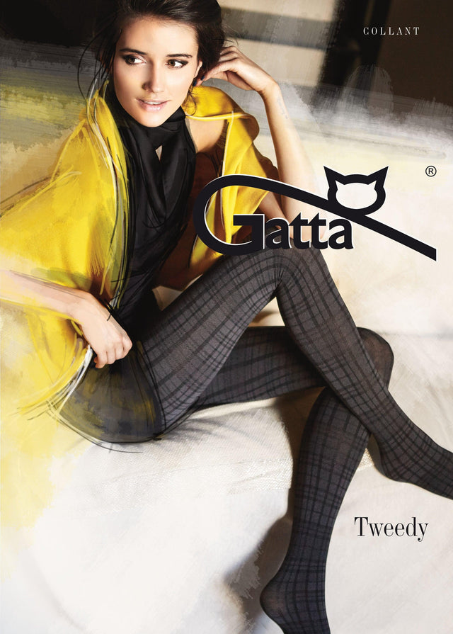 Gatta Tweedy 01 | 40DEN | gemusterte Strumpfhose - GATTA FASHION