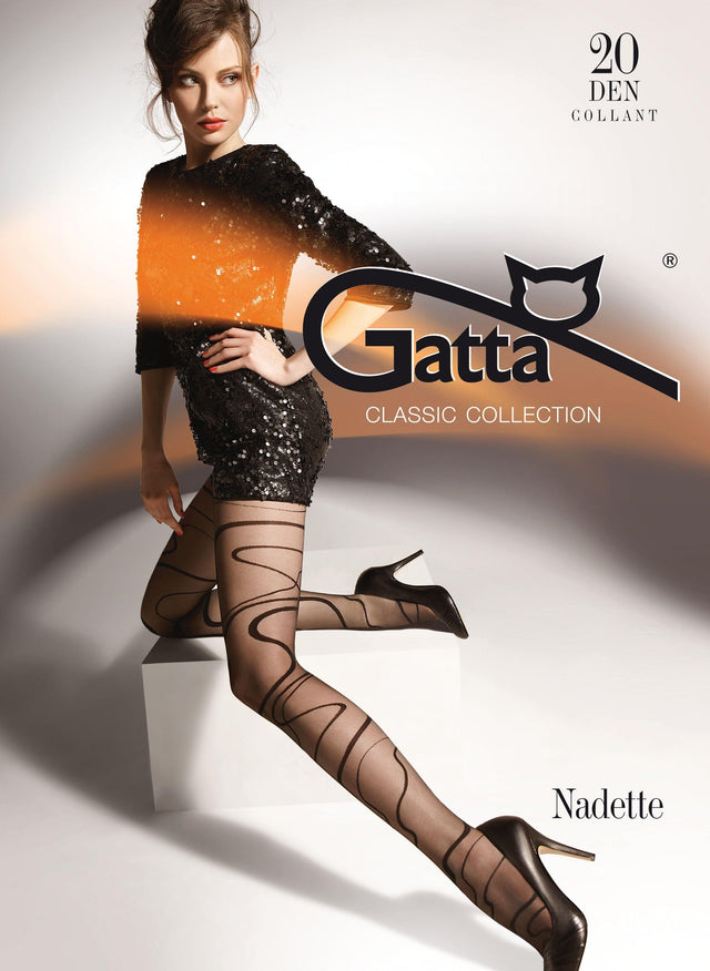 Gatta Nadette 04 | 20DEN | gemusterte Strumpfhose - GATTA FASHION