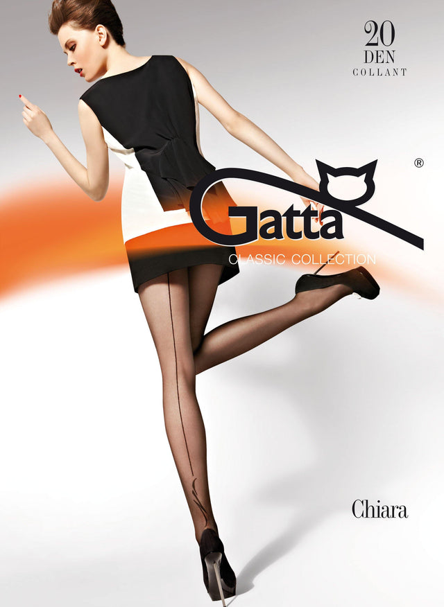 Gatta Chiara 02 | 20DEN | Feinstrumpfhose mit Naht - GATTA FASHION