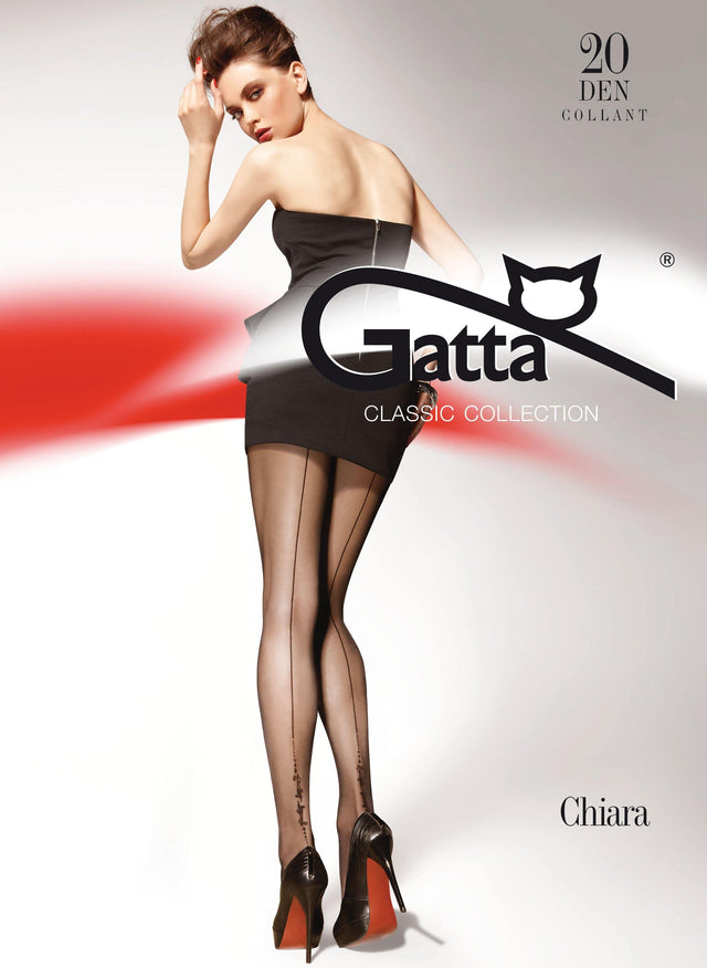 Gatta Chiara 03 | 20DEN | Feinstrumpfhose mit Naht - GATTA FASHION