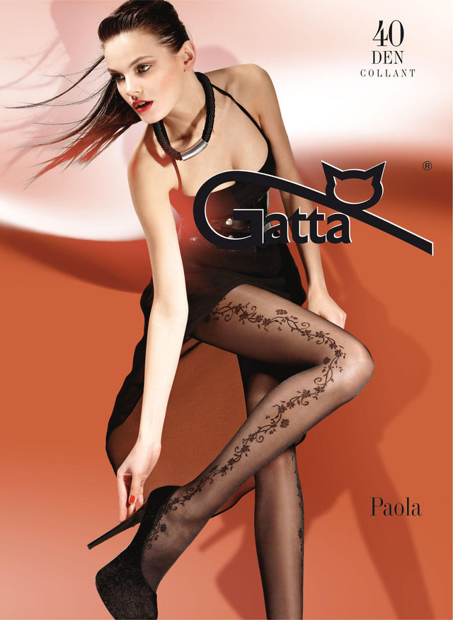 Gatta Paola 42 | 40DEN | gemusterte Feinstrumpfhose - GATTA FASHION