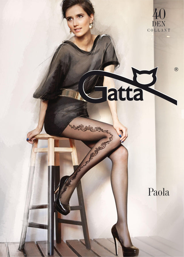 Gatta Paola 46 | 40DEN | gemusterte Feinstrumpfhose - GATTA FASHION