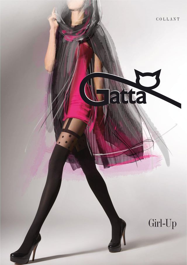 Gatta Girl-Up 12 | gemusterte Strumpfhose Overknee - GATTA FASHION