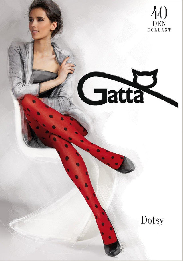 Gatta Dotsy 04 | 40DEN | gepunktete Strumpfhose - GATTA FASHION