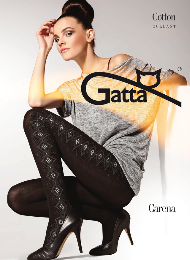 Gatta Carena 05 | gemusterte Strickstrumpfhose - GATTA FASHION