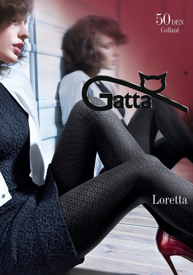 Gatta Loretta 107 | 50DEN | gemusterte Strumpfhose - GATTA FASHION