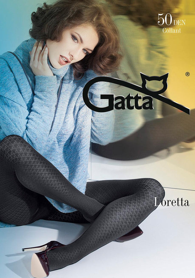 Gatta Loretta 108 | 50DEN | gemusterte Strumpfhose - GATTA FASHION