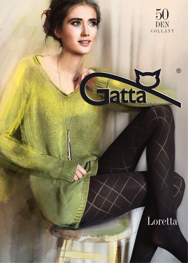 Gatta Loretta 95 | 50DEN | gemusterte Strumpfhose - GATTA FASHION