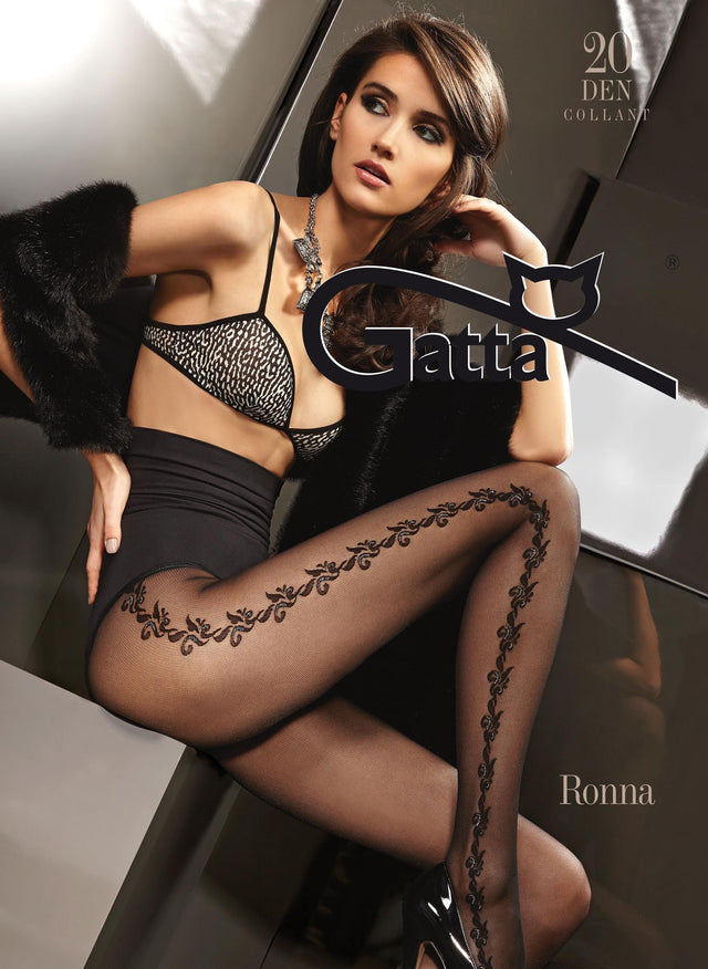 Gatta Ronna 17 | 20DEN | gemusterte Feinstrumpfhose - GATTA FASHION