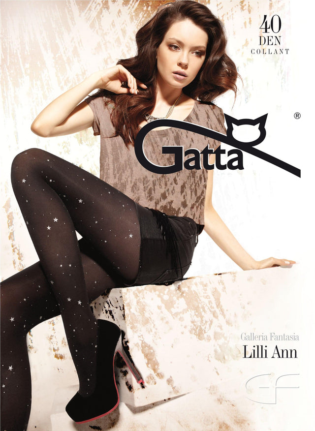 Gatta Lilli Ann 27 | 40DEN | gemusterte Strumpfhose - GATTA FASHION