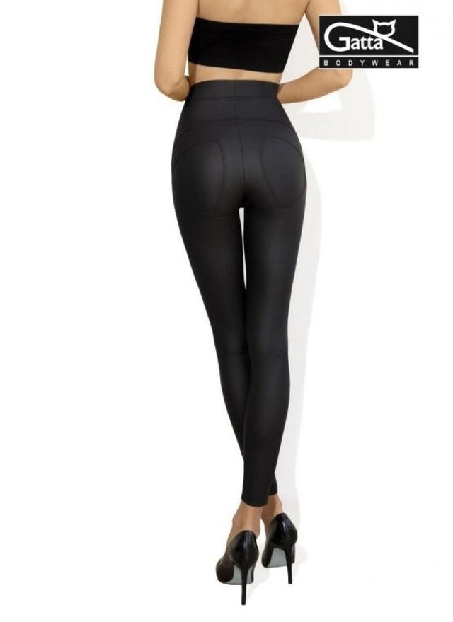 Gatta Jennifer Leggings | blickdichte Leggings in Lederoptik - GATTA FASHION