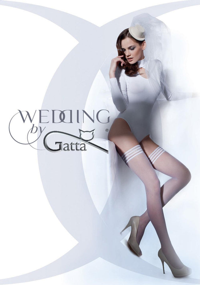 Gatta Wedding Michelle 02 | halterlose Hochzeitsstrümpfe - GATTA FASHION