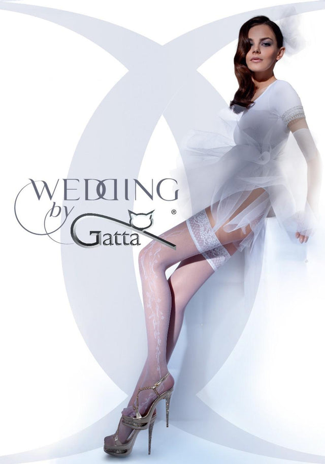 Gatta Wedding Lavinia 09 | halterlose Hochzeitsstrümpfe - GATTA FASHION