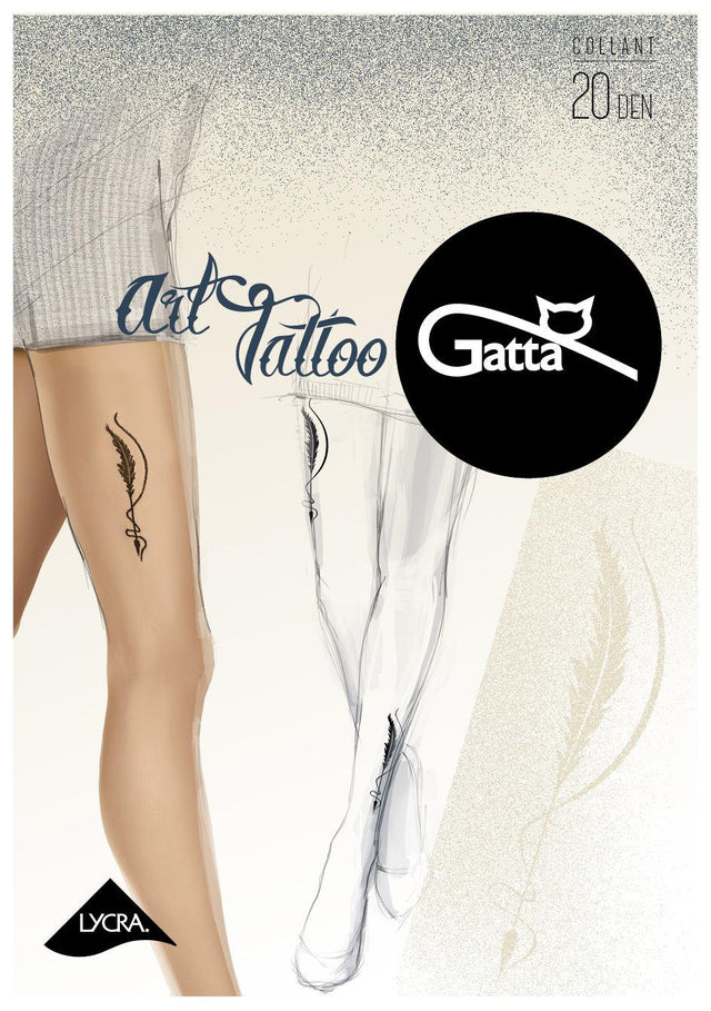 Gatta Art Tattoo 04 | gemusterte Strumpfhose - GATTA FASHION