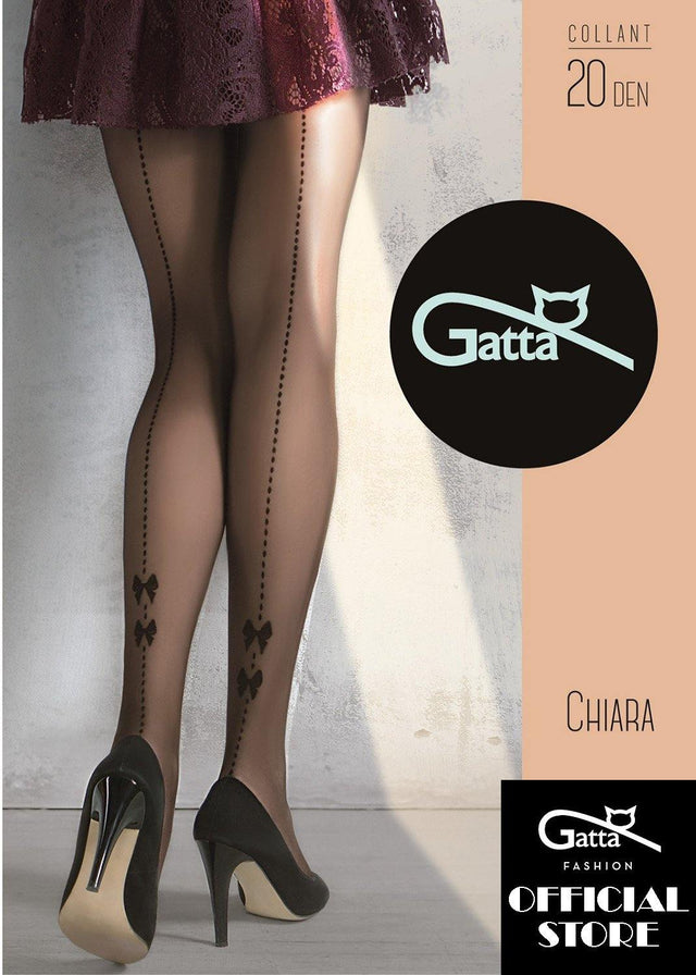 Gatta Chiara 04 | 20DEN | Feinstrumpfhose mit Naht - GATTA FASHION